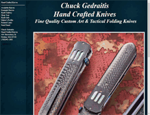 Tablet Screenshot of gedraitisknives.com